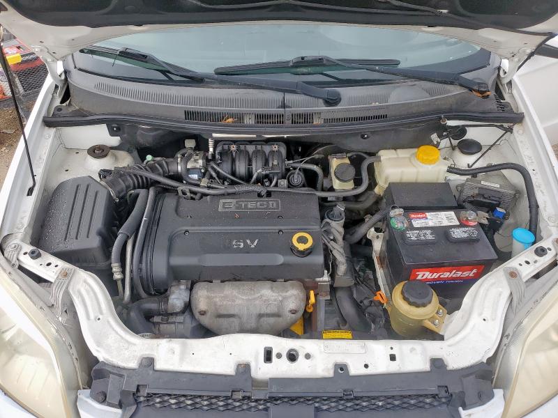 KL1TD56628B259977 - 2008 CHEVROLET AVEO BASE Սպիտակ լուսանկար 11