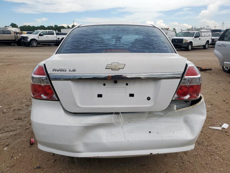KL1TD56628B259977 - 2008 CHEVROLET AVEO BASE Սպիտակ լուսանկար 6