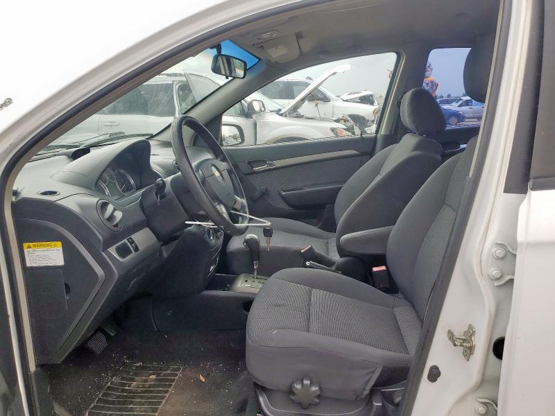 KL1TD56628B259977 - 2008 CHEVROLET AVEO BASE Սպիտակ լուսանկար 7