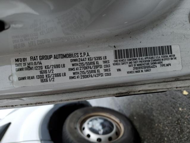 ZFBERFBT6F6954024 - 2015 RAM PROMASTER SLT WHITE photo 14