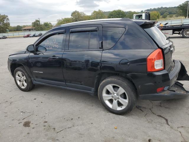 1C4NJCEAXCD636976 - 2012 JEEP COMPASS LATITUDE BLACK photo 2