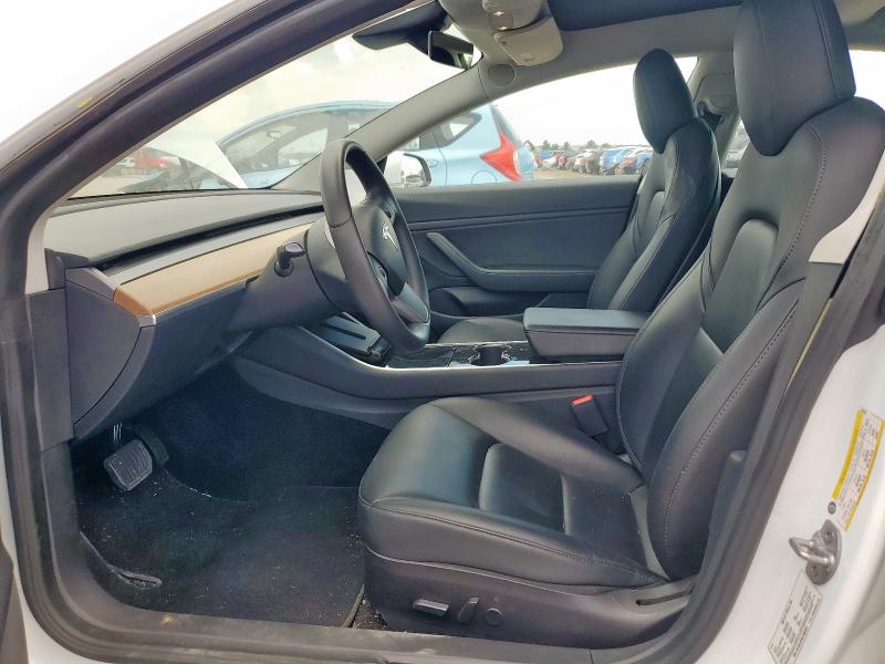 5YJ3E1EC8LF602321 - 2020 TESLA MODEL 3 WHITE photo 7