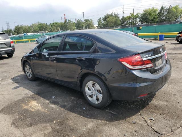 19XFB2F55FE121089 - 2015 HONDA CIVIC LX BLACK photo 2