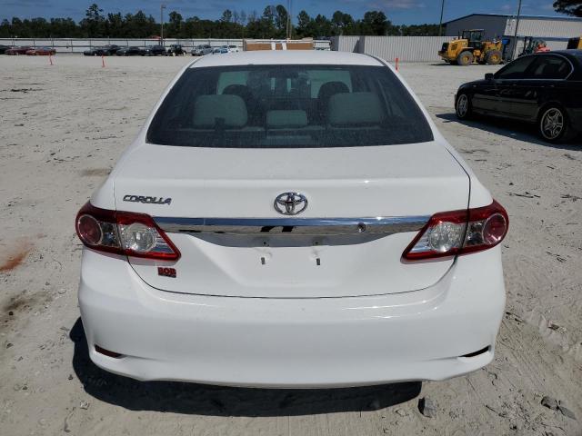 5YFBU4EE3DP194754 - 2013 TOYOTA COROLLA BASE WHITE photo 6