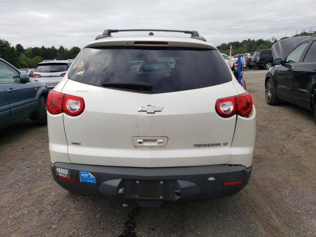 1GNKVGED9CJ201139 - 2012 CHEVROLET TRAVERSE LT 白色 照片 6