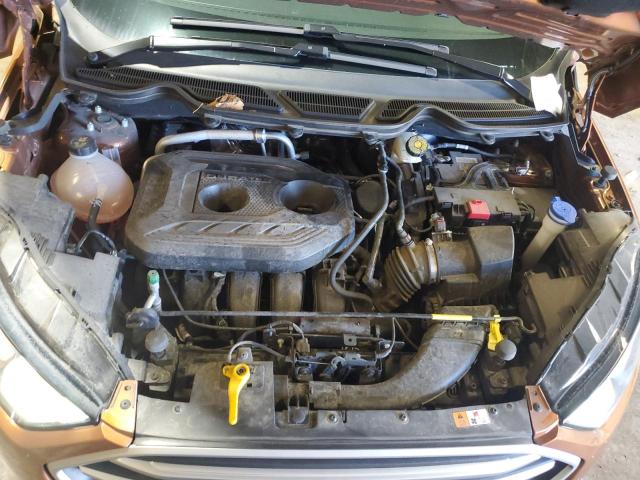 MAJ6P1UL7JC204123 - 2018 FORD ECOSPORT SE BROWN photo 12