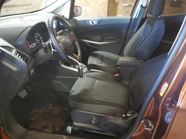 MAJ6P1UL7JC204123 - 2018 FORD ECOSPORT SE BROWN photo 7