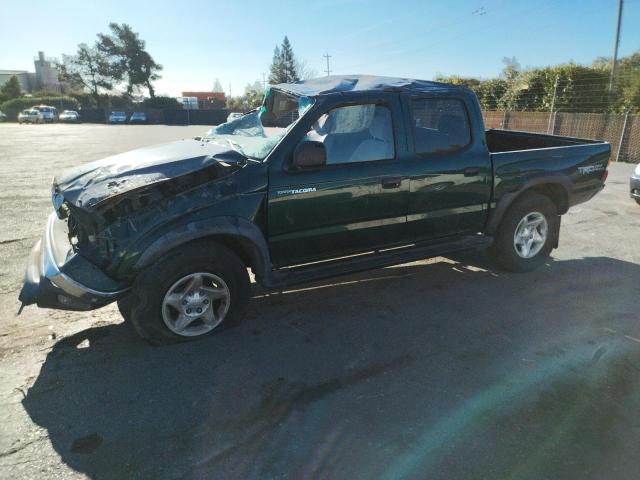 5TEGN92N52Z081089 - 2002 TOYOTA TACOMA DOUBLE CAB PRERUNNER GREEN photo 1