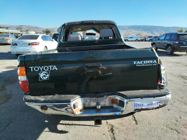 5TEGN92N52Z081089 - 2002 TOYOTA TACOMA DOUBLE CAB PRERUNNER GREEN photo 6