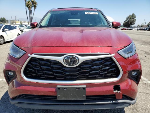 5TDGZRAHXMS064305 - 2021 TOYOTA HIGHLANDER XLE 红色 照片 5