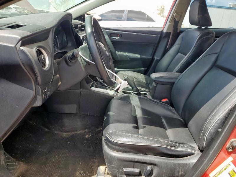 5YFBURHE5JP749823 - 2018 TOYOTA COROLLA L RED photo 7