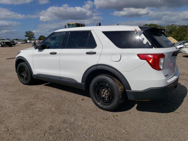 1FM5K8AB5MGA86803 - 2021 FORD EXPLORER POLICE INTERCEPTOR Սպիտակ լուսանկար 2