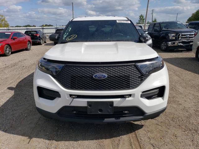 1FM5K8AB5MGA86803 - 2021 FORD EXPLORER POLICE INTERCEPTOR Սպիտակ լուսանկար 5