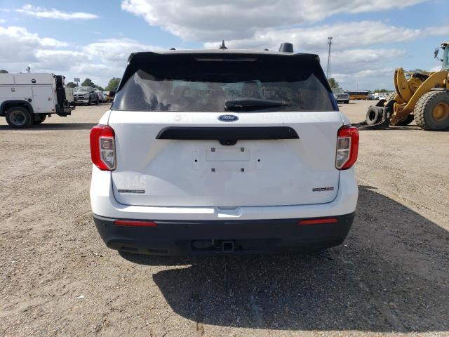 1FM5K8AB5MGA86803 - 2021 FORD EXPLORER POLICE INTERCEPTOR Սպիտակ լուսանկար 6