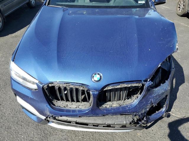 5UXTR9C56JLC74366 - 2018 BMW X3 XDRIVE30I ლურჯი ფოტო 12