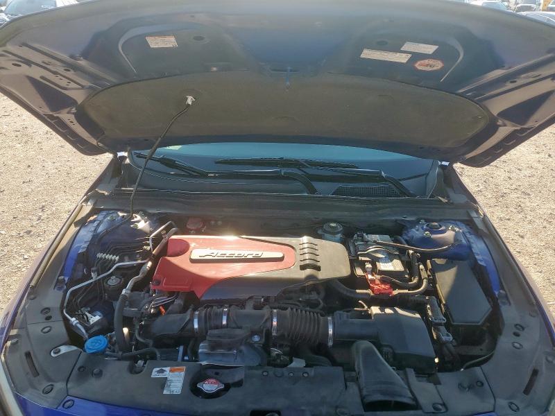 1HGCV1F35KA044502 - 2019 HONDA ACCORD SPORT Синий фото 11