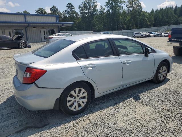 2HGFB2F57CH574132 - 2012 HONDA CIVIC LX BLUE photo 3