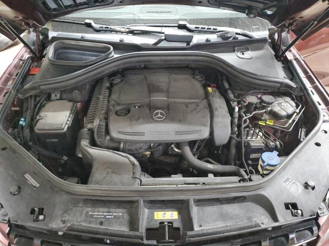 4JGDA5HB1FA513466 - 2015 MERCEDES-BENZ ML 350 4MATIC BURGUNDY photo 12