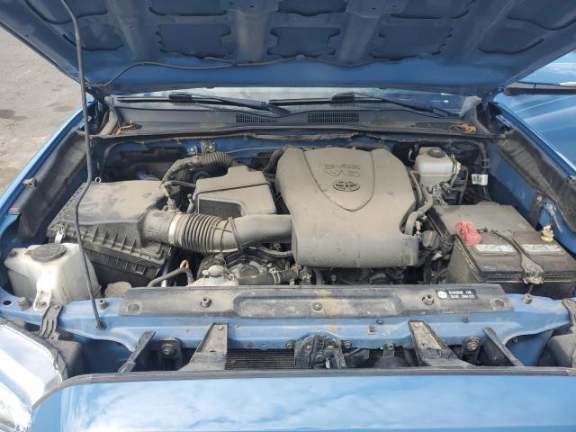 3TMCZ5AN8KM281376 - 2019 TOYOTA TACOMA DOUBLE CAB BLUE photo 11