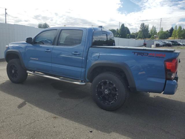 3TMCZ5AN8KM281376 - 2019 TOYOTA TACOMA DOUBLE CAB BLUE photo 2