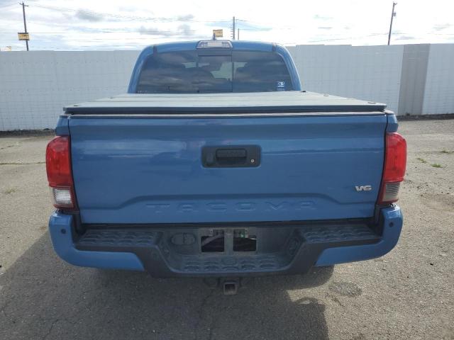 3TMCZ5AN8KM281376 - 2019 TOYOTA TACOMA DOUBLE CAB BLUE photo 6