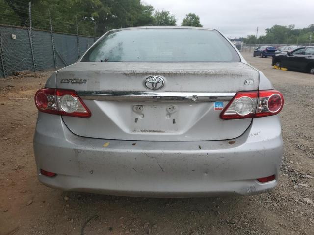 5YFBU4EE3CP071910 - 2012 TOYOTA COROLLA BASE Сріблястий фото 6