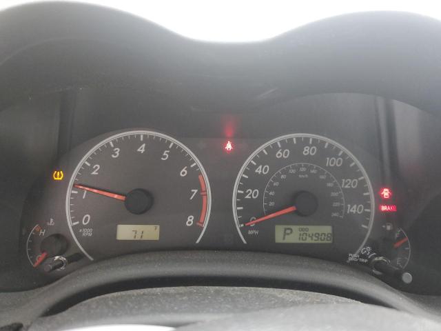 5YFBU4EE3CP071910 - 2012 TOYOTA COROLLA BASE Сріблястий фото 9