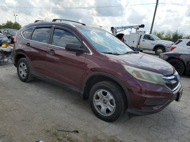 5J6RM3H35FL003716 - 2015 HONDA CR-V LX MAROON photo 4