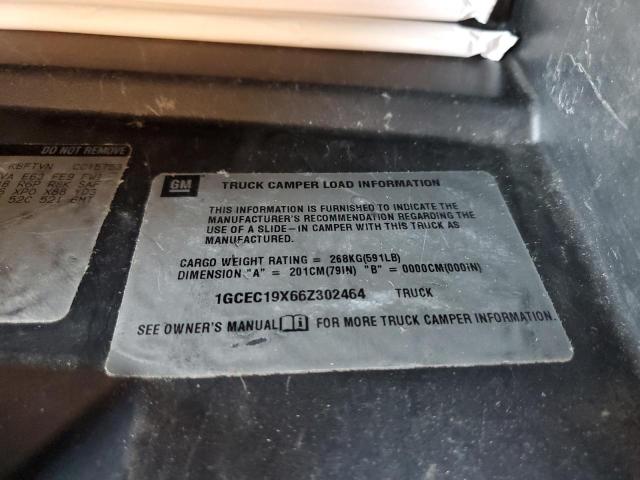 1GCEC19X66Z302464 - 2006 CHEVROLET SILVERADO C1500 RED photo 12