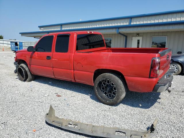 1GCEC19X66Z302464 - 2006 CHEVROLET SILVERADO C1500 RED photo 2