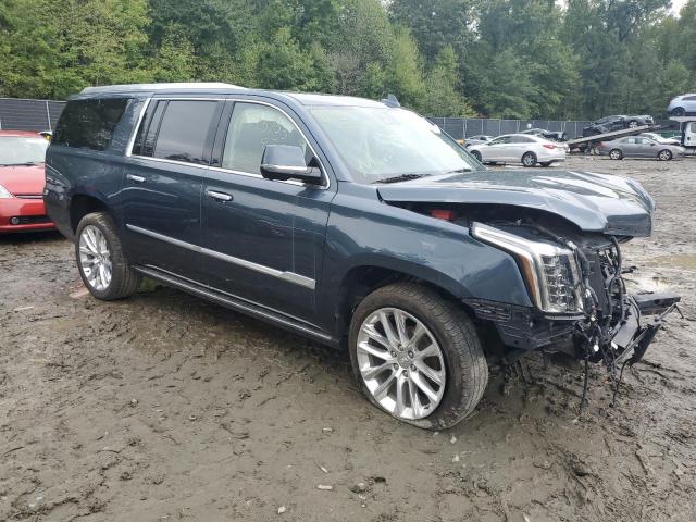 1GYS4JKJ9LR204444 - 2020 CADILLAC ESCALADE ESV PREMIUM LUXURY BLUE photo 4