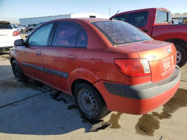 KNADE123476240785 - 2007 KIA RIO BASE ORANGE photo 2