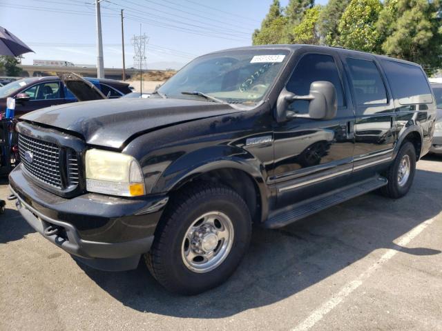 1FMNU42S82EA77605 - 2002 FORD EXCURSION LIMITED BLACK photo 1