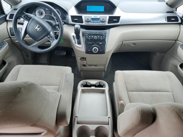 5FNRL5H44BB034398 - 2011 HONDA ODYSSEY EX WHITE photo 8