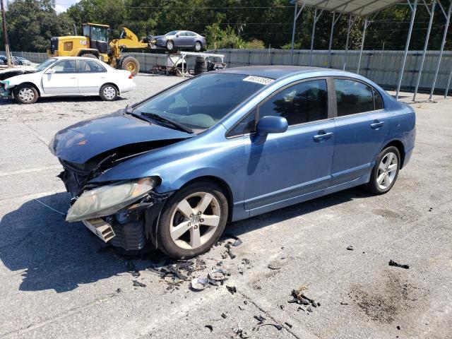 19XFA1F61BE003881 - 2011 HONDA CIVIC LX-S أزرق صورة 1