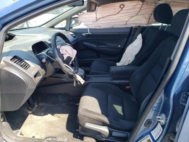 19XFA1F61BE003881 - 2011 HONDA CIVIC LX-S أزرق صورة 7