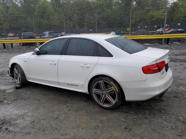 WAUBGAFLXGA009219 - 2016 AUDI S4 PREMIUM PLUS WHITE photo 2