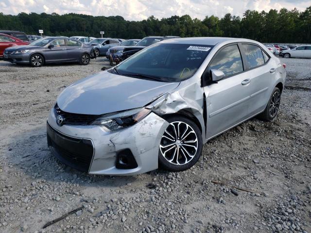 5YFBURHE8GP423054 - 2016 TOYOTA COROLLA S L SILVER photo 2