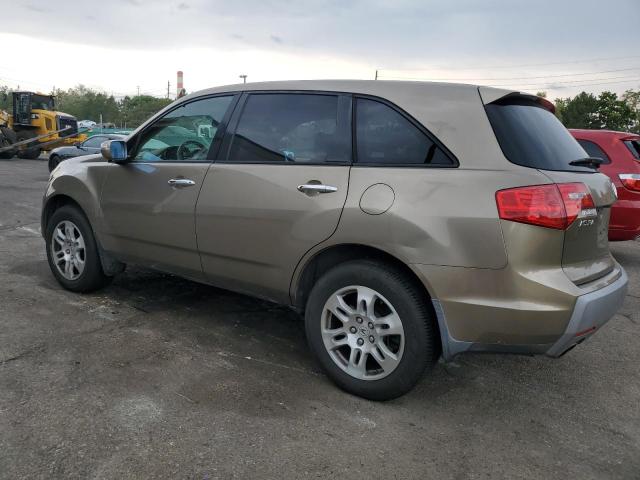 2HNYD284X9H501541 - 2009 ACURA MDX TECHNOLOGY TAN photo 2