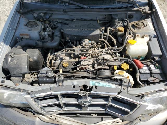 JF1SF6557YH721496 - 2000 SUBARU FORESTER S SILVER photo 11