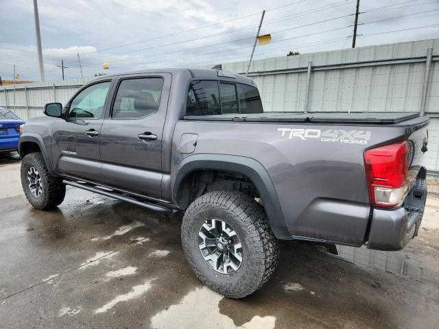 5TFCZ5AN0GX023225 - 2016 TOYOTA TACOMA DOUBLE CAB CHARCOAL photo 2