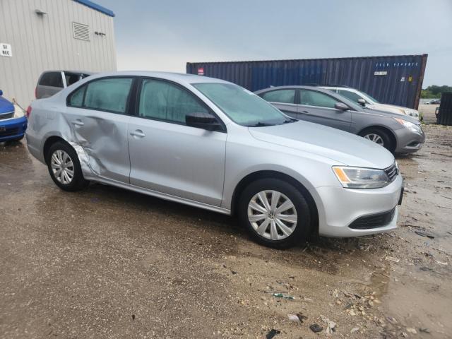 3VW2K7AJ5DM269145 - 2013 VOLKSWAGEN JETTA BASE SILVER photo 4