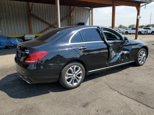 55SWF4KB5HU179288 - 2017 MERCEDES-BENZ C 300 4MATIC BLACK photo 3