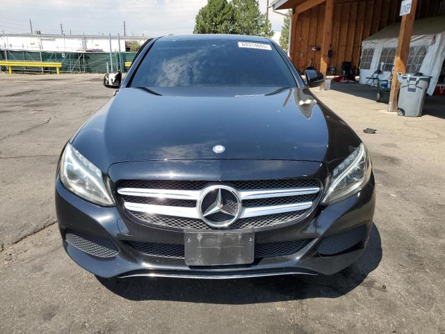 55SWF4KB5HU179288 - 2017 MERCEDES-BENZ C 300 4MATIC BLACK photo 5