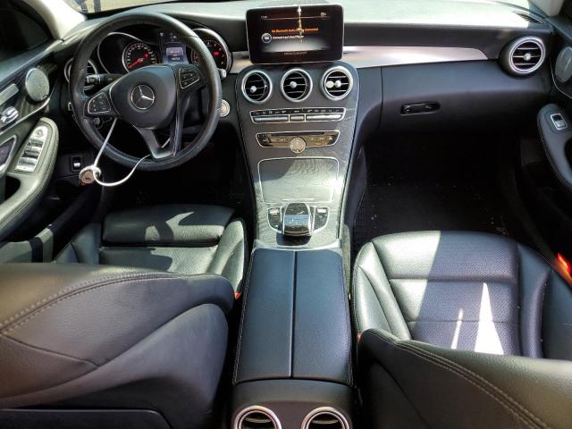 55SWF4KB5HU179288 - 2017 MERCEDES-BENZ C 300 4MATIC BLACK photo 8