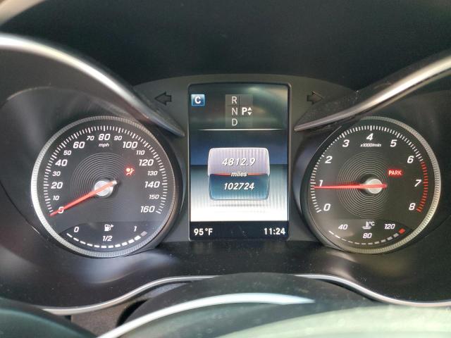 55SWF4KB5HU179288 - 2017 MERCEDES-BENZ C 300 4MATIC BLACK photo 9