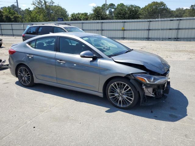 KMHD04LB4JU473413 - 2018 HYUNDAI ELANTRA SPORT SILVER photo 4