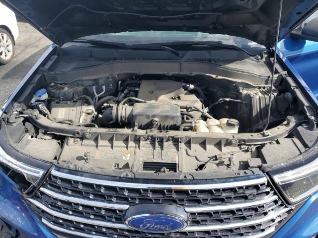 1FMSK8DHXLGC76646 - 2020 FORD EXPLORER XLT BLUE photo 12