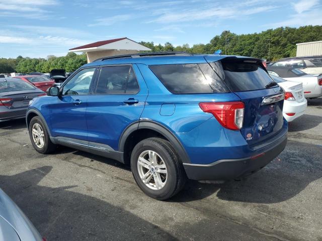 1FMSK8DHXLGC76646 - 2020 FORD EXPLORER XLT BLUE photo 2
