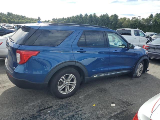 1FMSK8DHXLGC76646 - 2020 FORD EXPLORER XLT BLUE photo 3